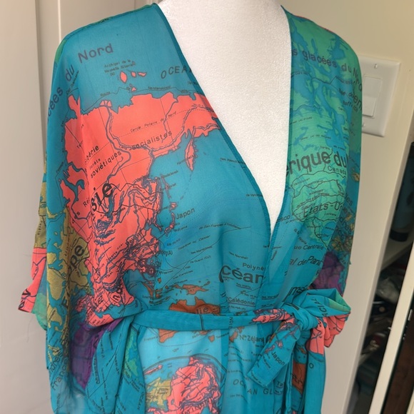 Show Me Your MuMu - A Whole Mu World Kimono Wrap - Size: Small - Picture 3 of 8
